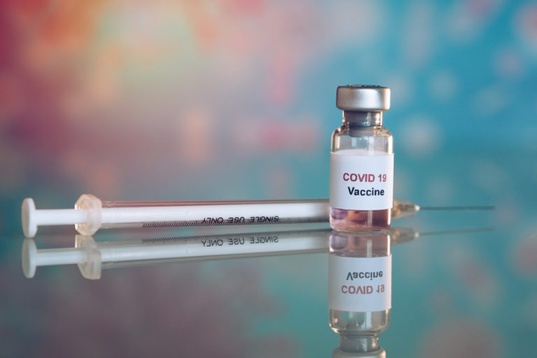 Vaccine and syringe injection It use for prevention, immunization and treatment from COVID-19